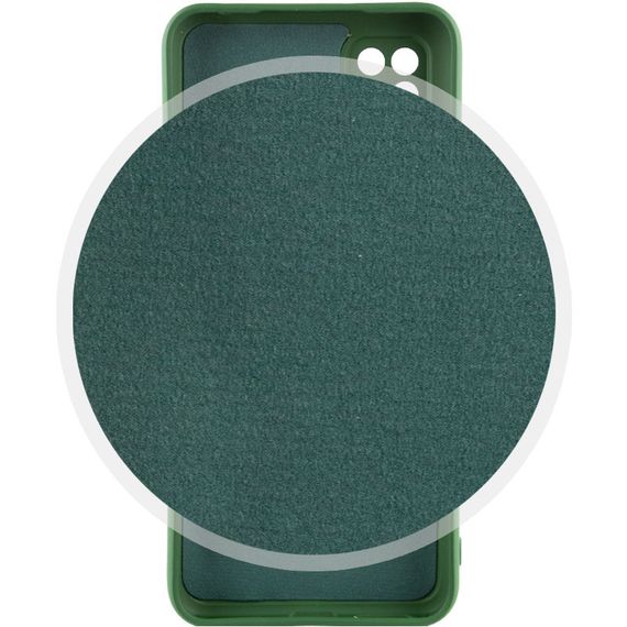 Чехол Silicone Cover Lakshmi Full Camera (A) для Xiaomi Poco C40 Full camera, Зеленый / Dark Green | Зображення 2