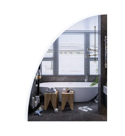 Дзеркало Mixxus Premium TOPPER MS02-75x100 (LED Touch, Anti-fog (3-6,5kK)) (MP6634)