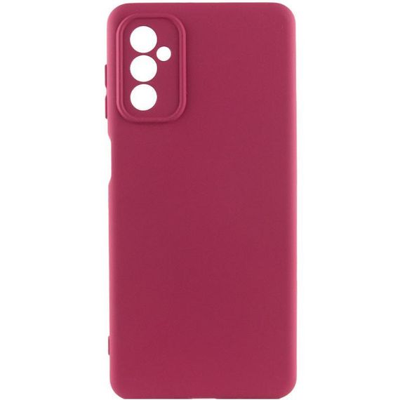 Чохол Silicone Cover Lakshmi Full Camera (AAA) для Samsung Galaxy A16 4G/5G Бордовий / Plum