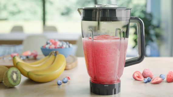 Блендер Philips стаціонарний Series 5000, 1000Вт, чаша-2000мл, сірий (HR3020/20) | Зображення 6