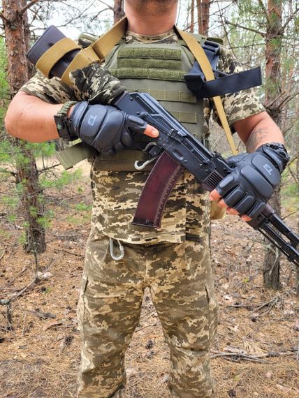 Перчатки тактические кожаные без пальцев TACTIGEAR PS-8801 Patrol Black L | Зображення 7