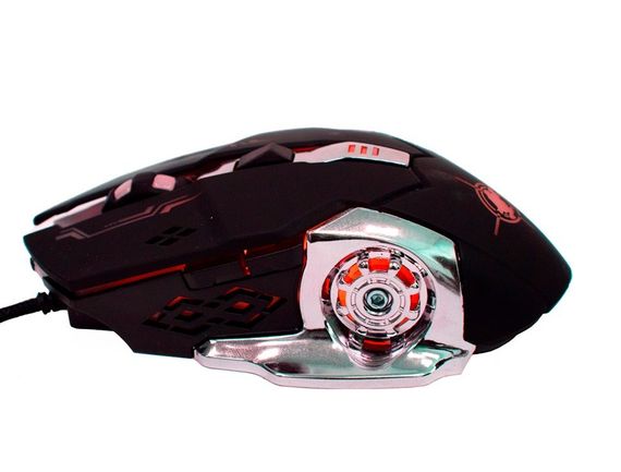 Игровая проводная оптическая мышь с светодиодной подсветкой XPRO X6 черная (4713) | Зображення 4