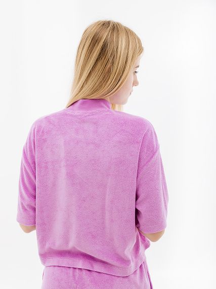 Футболка Nike W NSW MOCK SS TEE TRRY MS | Зображення 1