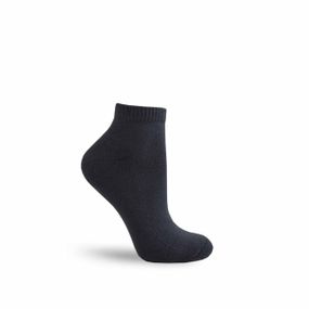 Короткі шкарпетки жіночі з махровою стопою Twinsocks р-23-25(38-40)  сірий, синій, чорний