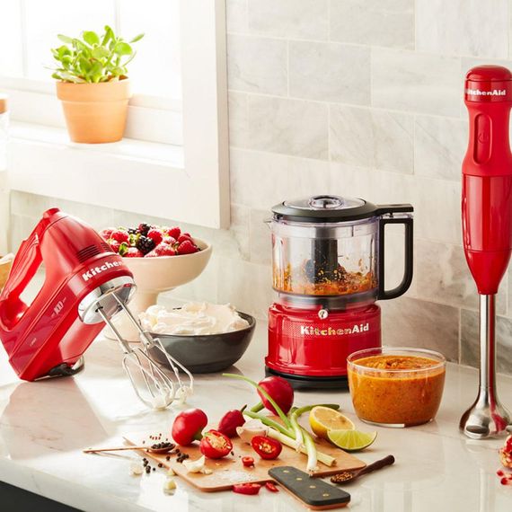 Комбайн кухонний міні ювілейна серія QUEEN OF HEARTS, KitchenAid 5KFC3516HESD чуттєвий червоний | Зображення 3