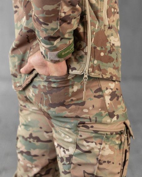 Зимовий тактичний костюм софтшел single sword jumper (подвійний фліс) | Зображення 9