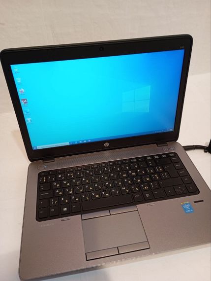 Ультрабук Б-клас HP EliteBook 840 G1 / 14" (1366x768) TN / Intel Core i5-4210U (2 (4) ядра по 1.7 - 2.7 GHz) / 8 GB DDR3 / 120 GB SSD / Intel HD Graphics 4400 / WebCam / Без АКБ б/в | Зображення 1