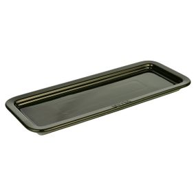Піднос прямокутний Gipfel Majolica GP-3922 36х14 см темно-зелений