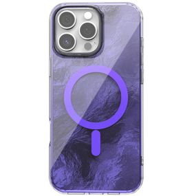 Чохол TPU Shiny Mountain (MagFit) для Apple iPhone 16 Pro Max (6.9") Purple