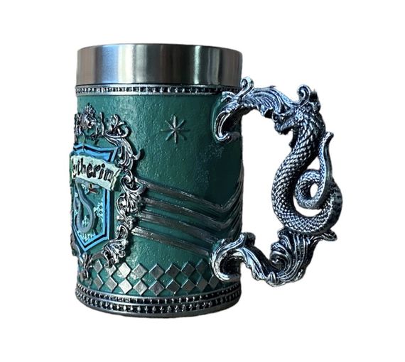 Кухоль Чашка Келих 3D Неіржавка сталь Гаррі Поттер Слизерин 500 мл | Зображення 3