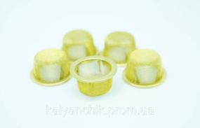 Сіточки для бонг ів з бортиком Мідні (5шт)