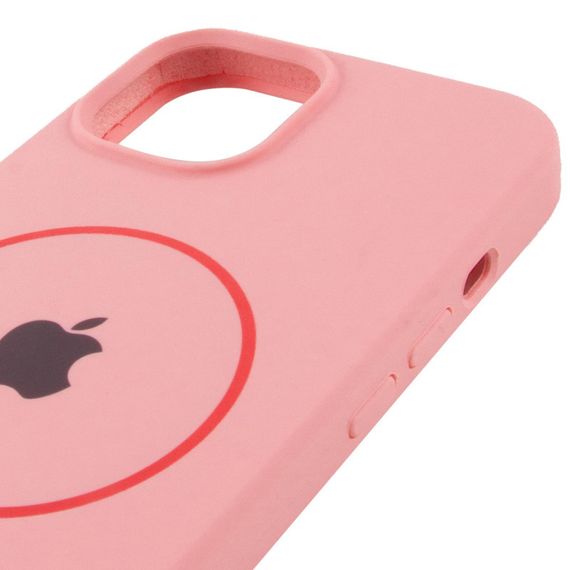 Чохол Silicone Case Full Protective (AA) with MagSafe для Apple iPhone 11 Pro Max (6.5") Рожевий / Light pink | Зображення 3