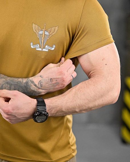 Тактическая потоотводящая футболка всегда первые кайот ДЛ6473 | Зображення 3