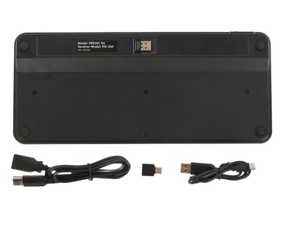 Бездротова клавіатура A4Tech FBK36C AS Black чорна | Зображення 5