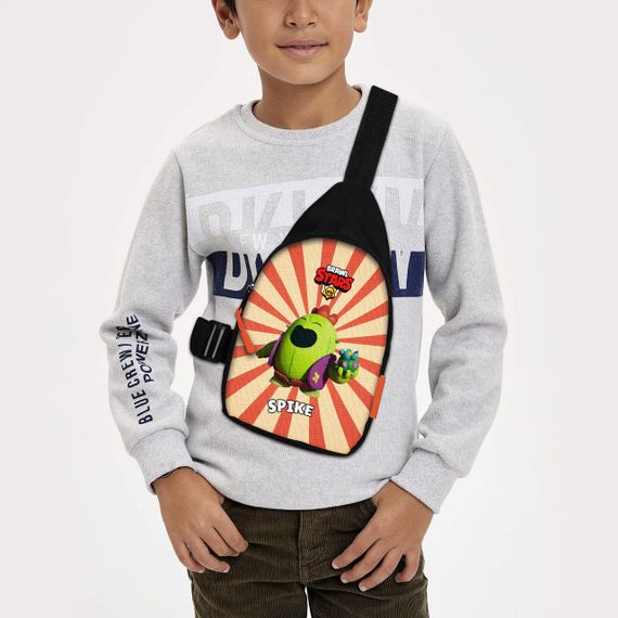 Сумка через плечо детская Brawl Stars Спайк 29х17 см сумка слинг для мальчика (01929)