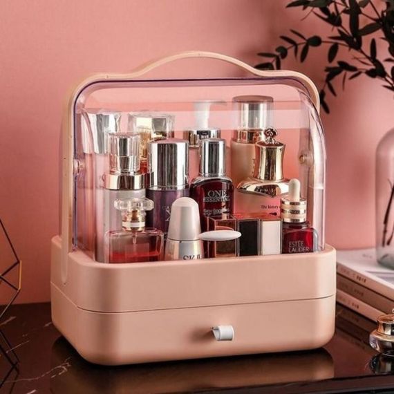 Органайзер для косметики XPRO YM206 Single Drawer на 2 секції Рожевий (MER-14970_551) | Зображення 5