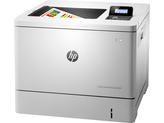 Принтер HP Color LaserJet Enterprise M553dn / Лазерний кольоровий друк / 1200x1200 dpi / A4 / 38 стор/хв / Ethernet, USB 2.0 / Дуплекс б/в | Зображення 1