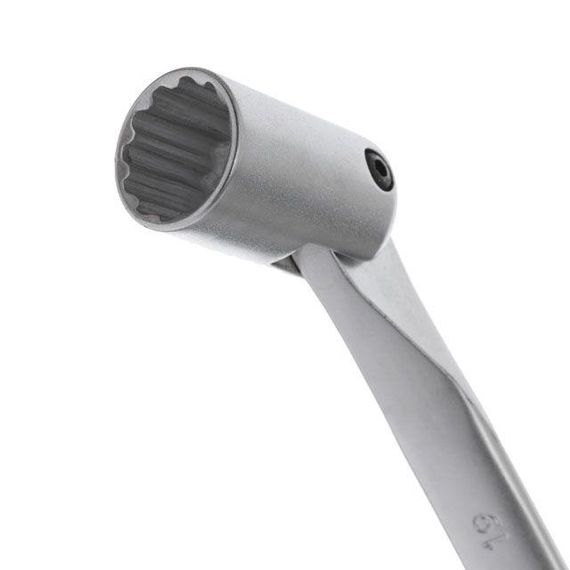 Ключ ріжково-накидний шарнірний 19 мм, Cr-V, INTERTOOL XT-1419 | Зображення 2