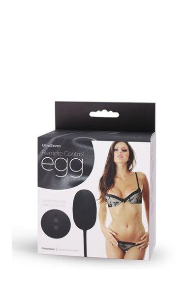 Виброяйцо REMOTE CONTROL EGG BLACK sexstyle