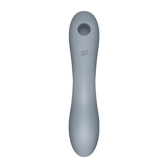 Вакуумний стимулятор з вібрацією Satisfyer Curvy Trinity 3 BlueGrey | Зображення 2