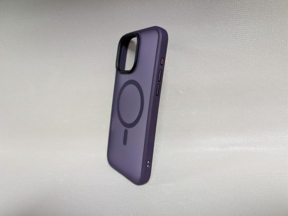 Чохол для iPhone 16 Pro Max / Айфон 16 Про Макс Wave Matte Insane, TPU, матовий, напівпрозорий, фіолетовий | Зображення 4