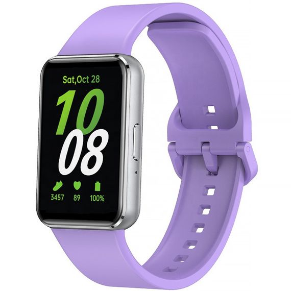 Силиконовый ремешок для Samsung Galaxy Fit3 Elegant purple | Зображення 1