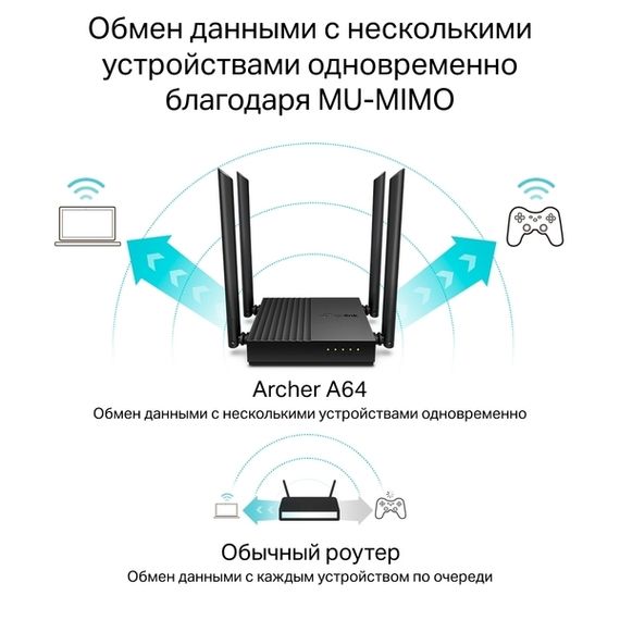 Бездротовий маршрутизатор TP-Link Archer A64 | Зображення 6