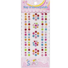 Наклейка камни "Звездочки" XY-005 для авто, ноутбуков, телефонов Вид 2