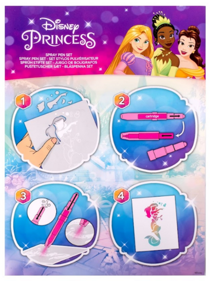 Набір Disney Princess Спрей-ручки з трафаретами (DP22364) | Зображення 3