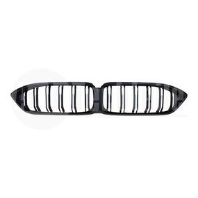 Решетка радиатора BMW 8 G15 19- (мат. чёрн. двойная/ с отв. камеры), AutoTechteile, 708 5157, 51 13 7 349 420