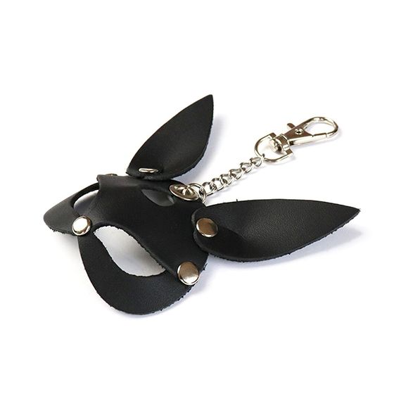 Брелок на карабіні для ключів Art of Sex Bunny, чорний | Зображення 1