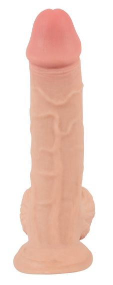 Фалоімітатор - Nature Skin Dildo With Movable Skin, 19 см | Зображення 2