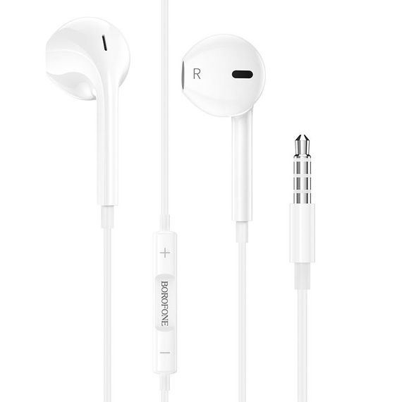 Навушники Borofone BM56 3.5mm Білий