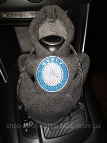 Чехол кофта Худи аксессуар на КПП Car Hoodie Geely Джили серый подарок автомобилисту 10070