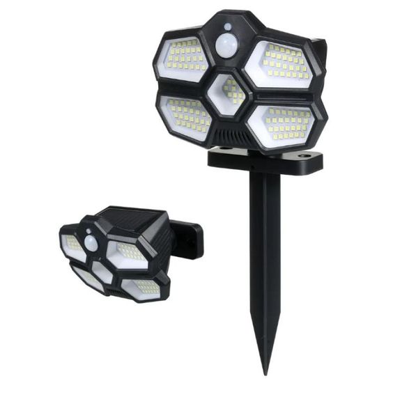 Уличный светильник Solar Induction Lamp SH-580A • LED фонарь с солнечной панелью и датчиком движения | Зображення 1