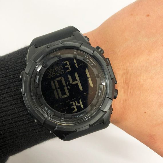 Спортивні годинники чоловічі водонепроникні SKMEI 1845BK, Кращі тактичні годинники YZ-15 | Зображення 1