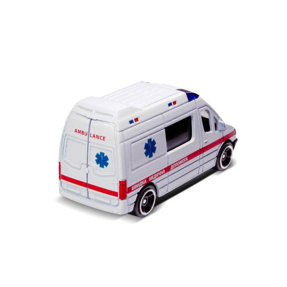 Автомодель детская Скорая помощь TechnoDrive 250421CG-3 масштаб 1:64 | Зображення 3