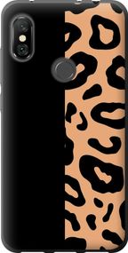Чехол на Xiaomi Redmi Note 6 Pro Пятна леопарда "4269u-1551-17620"