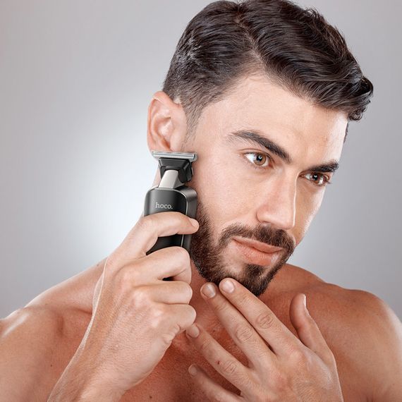 Машинка для стрижки HOCO HP23 Diamond engraving electric hair clipper Black | Зображення 6