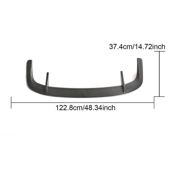 Спойлер заднего стекла Карбон (F97) для BMW X3 G01 2018- гг | Зображення 2