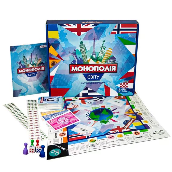 Настольная игра «Монополия мира» 7007 на украинском языке | Зображення 1