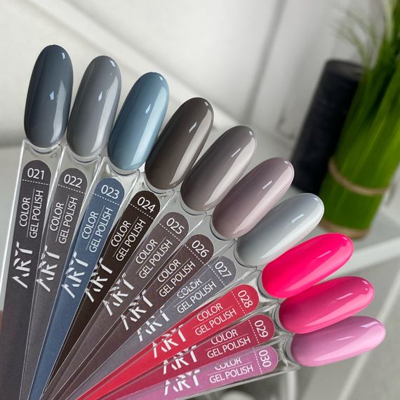 Гель-лак ART in detail 23 (пыльный голубо-серый) 6мл | Зображення 2