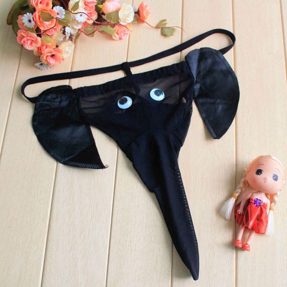 Еротичні труси Слон Babydoll 44 Чорний 1205-4 | Зображення 6