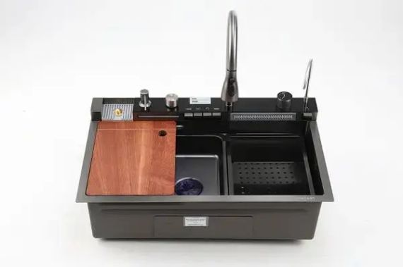 Кухонная раковина из нержавеющей стали / Многофункциональная кухонная мойка МА-81 | Зображення 2