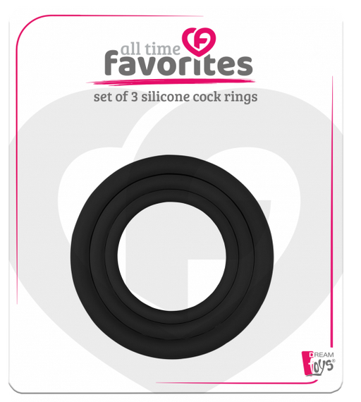 Набір ерекційних кілець ALL TIME FAVORITES COCKRINGS Sex Aura | Зображення 1
