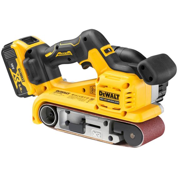 Шлифмашина ленточная аккумуляторная бесщёточная 75х533 мм DeWALT DCW220P2