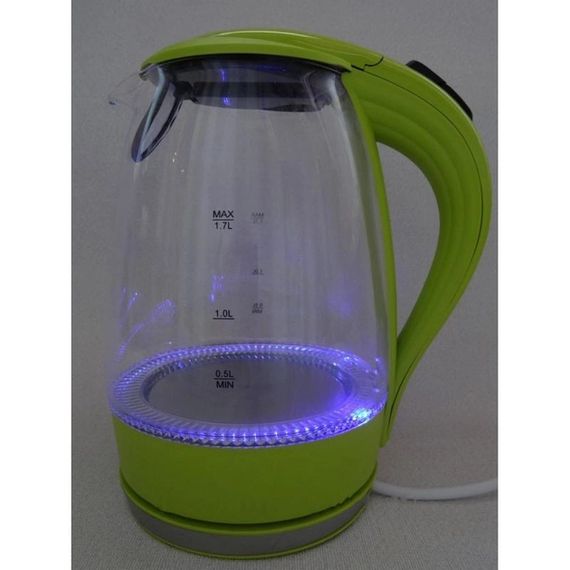 Чайник электрический на подставке стеклянный XPRO PM-810С желтый (40761-Чайник електричний PM-810С) | Зображення 4