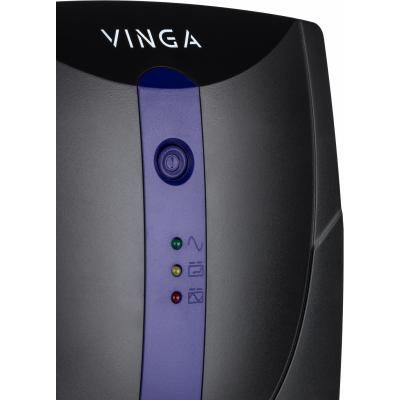 Пристрій безперебійного живлення Vinga LED 1500VA plastic case (VPE-1500P) | Зображення 2