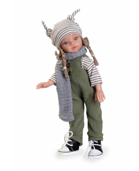 Испанская Кукла Antonio Juan Коллекционная Виниловая Девочка Блондинка со Светлыми Волосами Эмили 33 см | Зображення 2