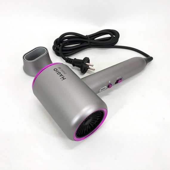 Фен для волос от сети MAGIO MG-168 2400 Вт, Фен без вреда для волос укладки любых OM-54 | Зображення 4